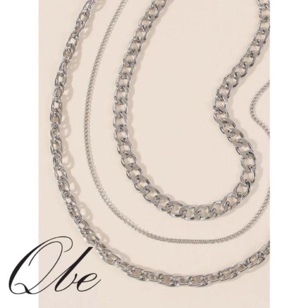 Qbe Solid Chain Necklace